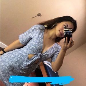 Pacsun summer dress, light blue
